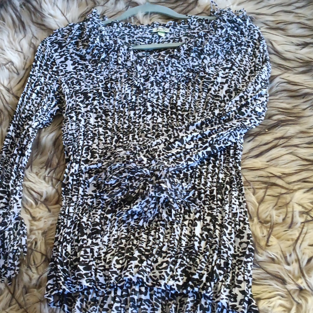 ARGORA crinkle confetti top